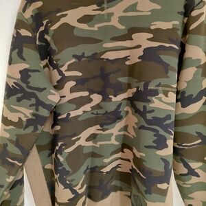 Ovadia & Sons Men's Crewneck Sweater - Olive Camo Lg